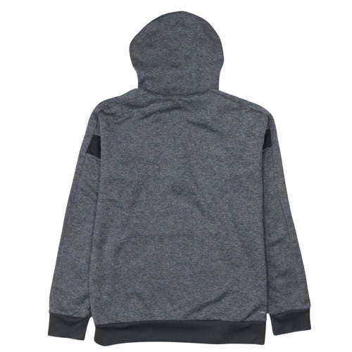 Adidas Boys Grey 1/4 Zip Hooded Sweatshirt Size 10-11 Years