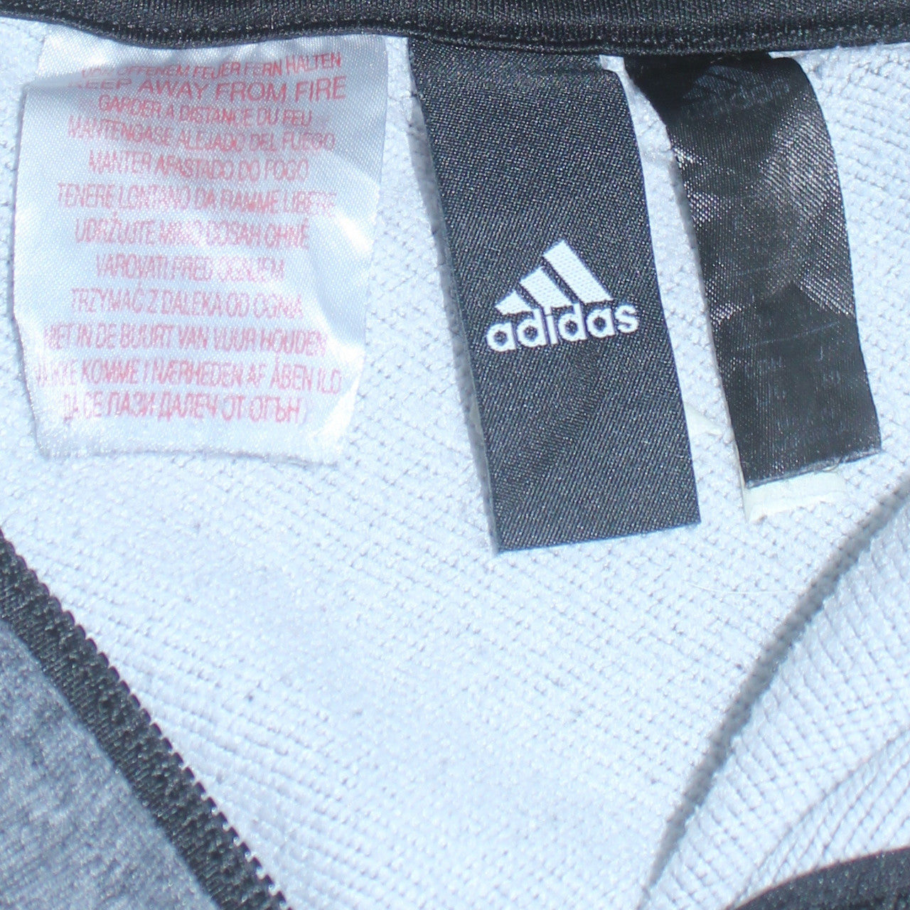 Adidas Boys Grey 1/4 Zip Hooded Sweatshirt Size 10-11 Years