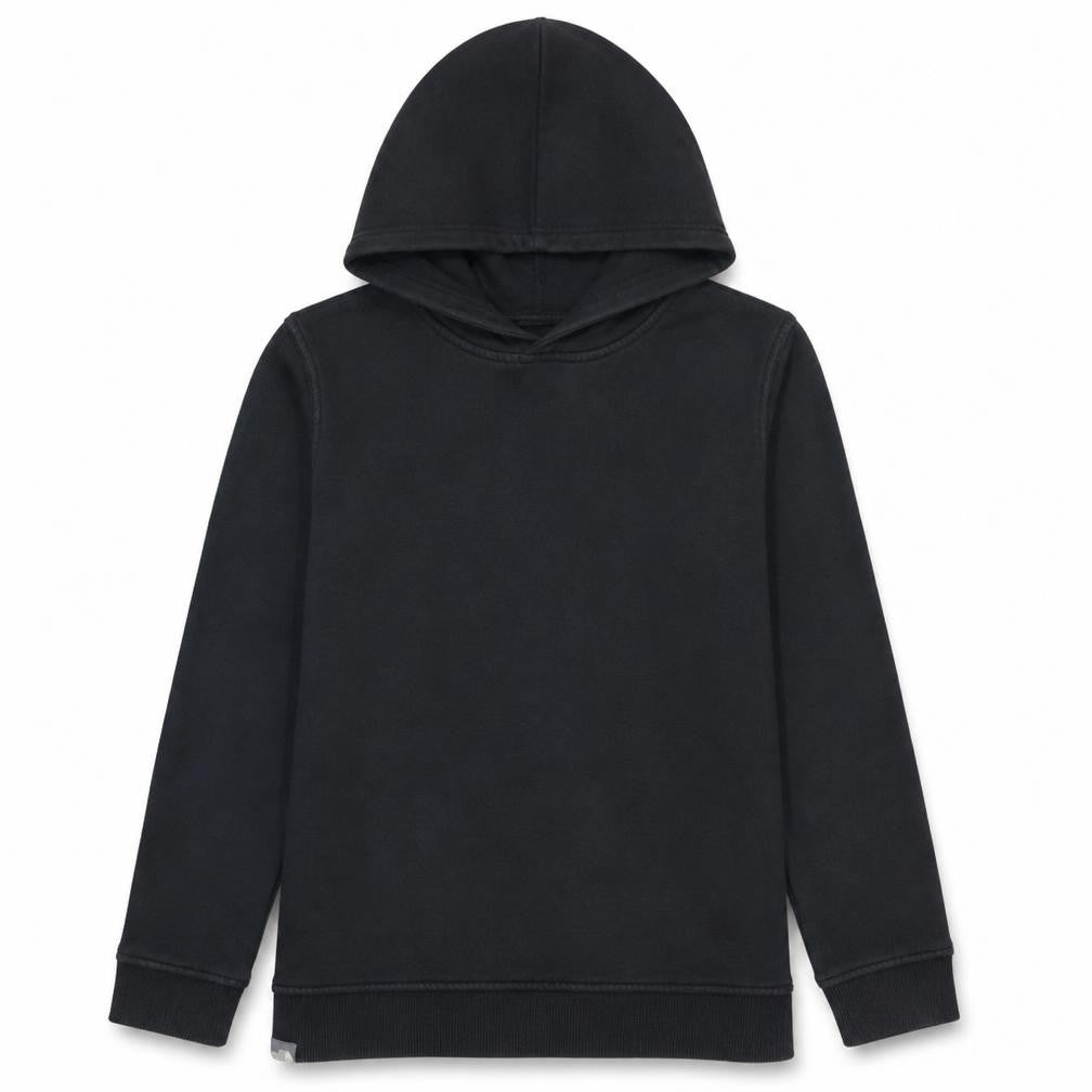 The North Face Boys Black XL Pullover Hoodie 100% Cotton Lined Logo Casual