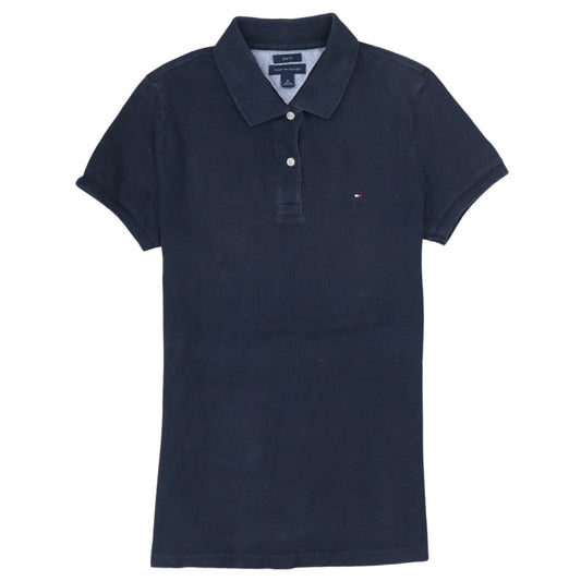 Tommy Hilfiger Men Blue Slim Fit Cotton Polo Shirt M