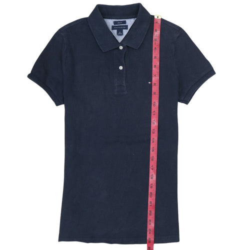 Tommy Hilfiger Men Blue Slim Fit Cotton Polo Shirt M