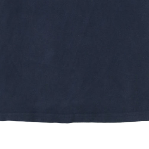 Tommy Hilfiger Men Blue Slim Fit Cotton Polo Shirt M