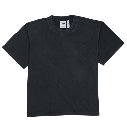 adidas Men's Black Cotton Crew Neck Short Sleeve T-Shirt Size L