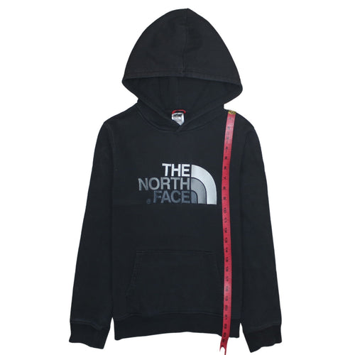 The North Face Boys Black Pullover Hoodie L Cotton Logo Sweatshirt