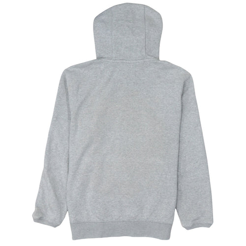 Nike Men's Grey Pullover Hoodie Size S Regular Fit Logo Fleece