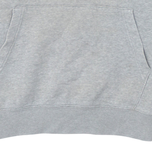Nike Men's Grey Pullover Hoodie Size S Regular Fit Logo Fleece