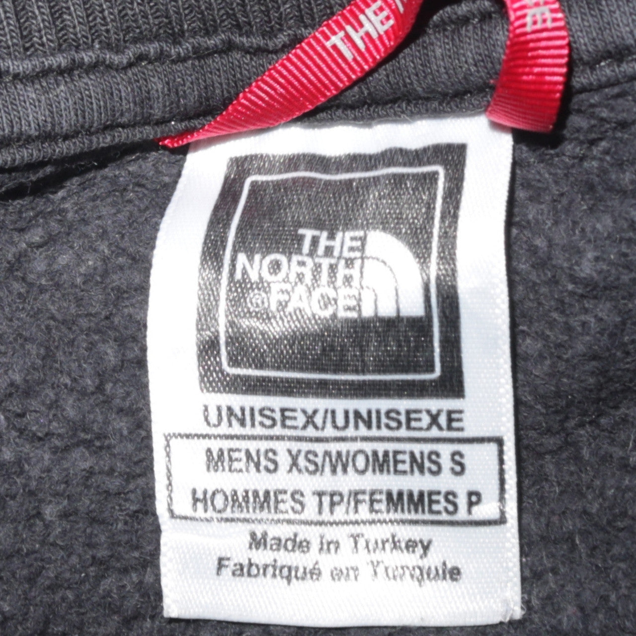 The North Face Unisex Black XS Pullover Sweatshirt Crew Neck