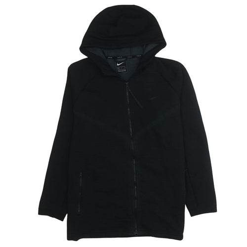 Nike Men's Black XL Full Zip Hoodie Sweatshirt with Hood