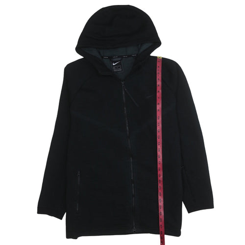 Nike Men's Black XL Full Zip Hoodie Sweatshirt with Hood