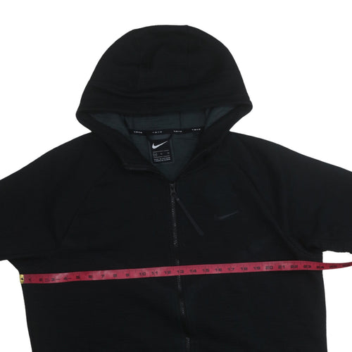 Nike Men's Black XL Full Zip Hoodie Sweatshirt with Hood