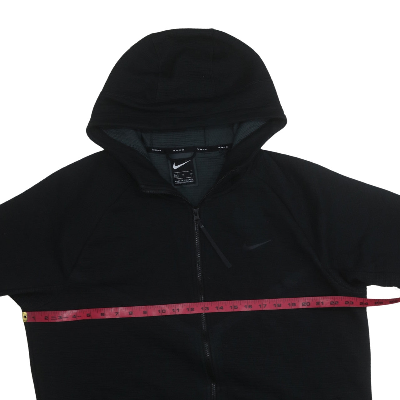 Nike Men's Black XL Full Zip Hoodie Sweatshirt with Hood