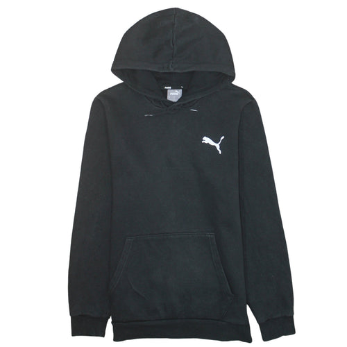 Puma Men's Black Pullover Hoodie Size S Fleece Sportswear