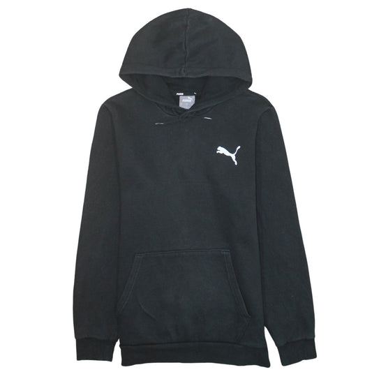 Puma Men's Black Pullover Hoodie Size S Fleece Sportswear