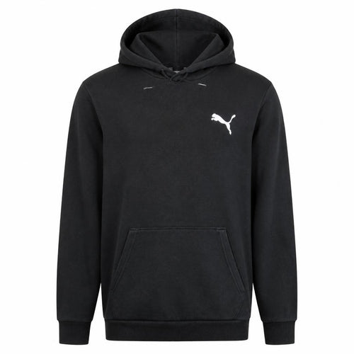 Puma Men's Black Pullover Hoodie Size S Fleece Sportswear