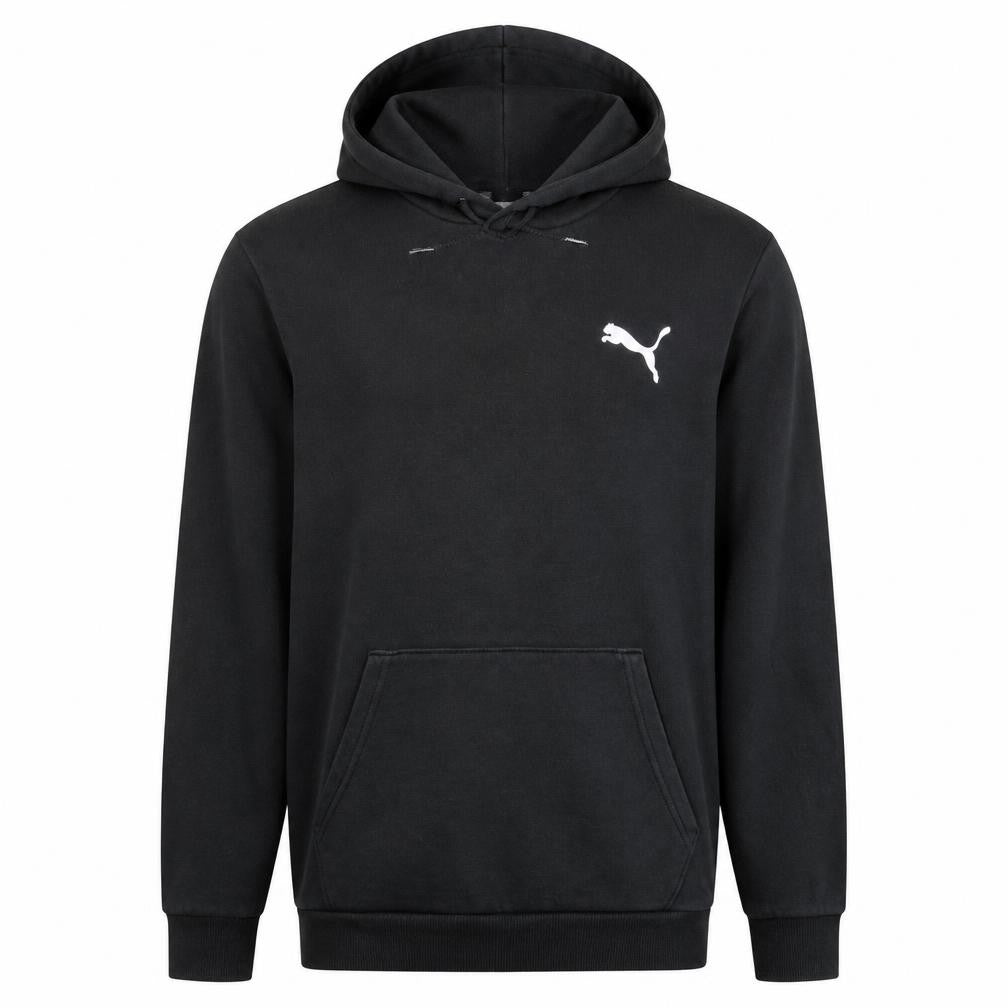 Puma Men's Black Pullover Hoodie Size S Fleece Sportswear
