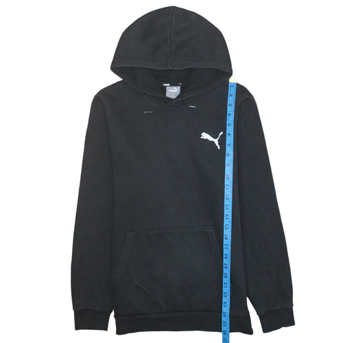 Puma Men's Black Pullover Hoodie Size S Fleece Sportswear