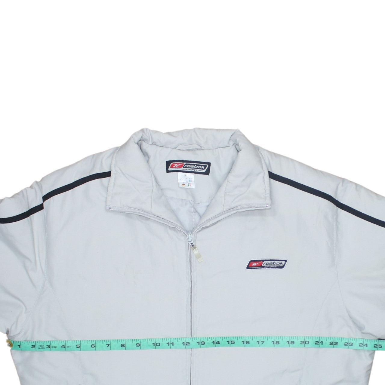 Reebok Women Grey Size 16 Sport Zip Up Lined Jacket