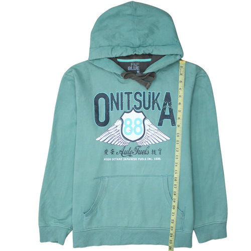 F&F Men’s Green Graphic Pullover Hoodie Size L