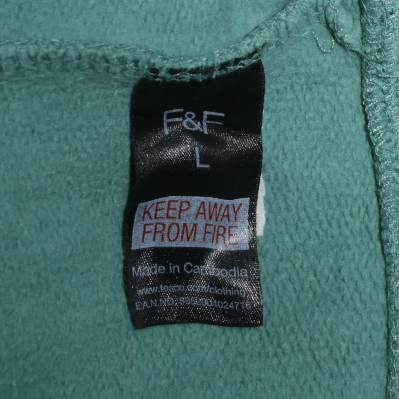 F&F Men’s Green Graphic Pullover Hoodie Size L