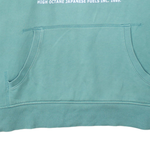 F&F Men’s Green Graphic Pullover Hoodie Size L