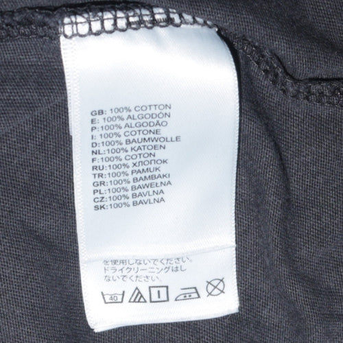 The North Face Men's Black Cotton Short Sleeve T-Shirt Size S