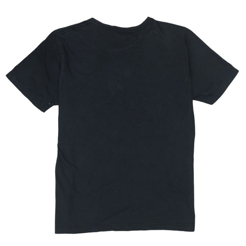 Puma Men's Black Cotton Graphic Logo T-Shirt Size M