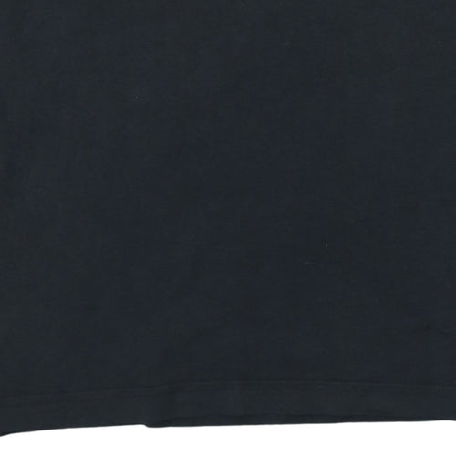 Puma Men's Black Cotton Graphic Logo T-Shirt Size M
