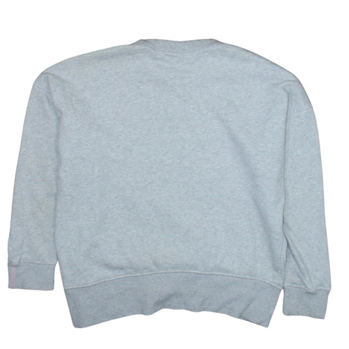 Adidas Women Grey Crew Neck Sweatshirt Size 10 Classic Logo