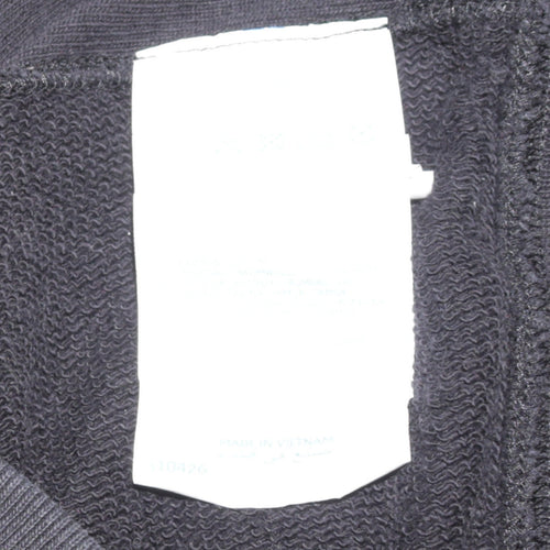 Champion Men's Black Small Reverse Weave Pullover Hoodie