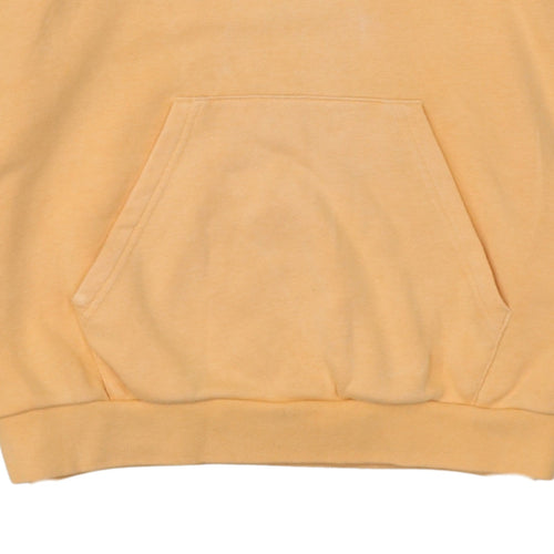Adidas Women’s Yellow Hooded Pullover Sweatshirt Size 10 UK