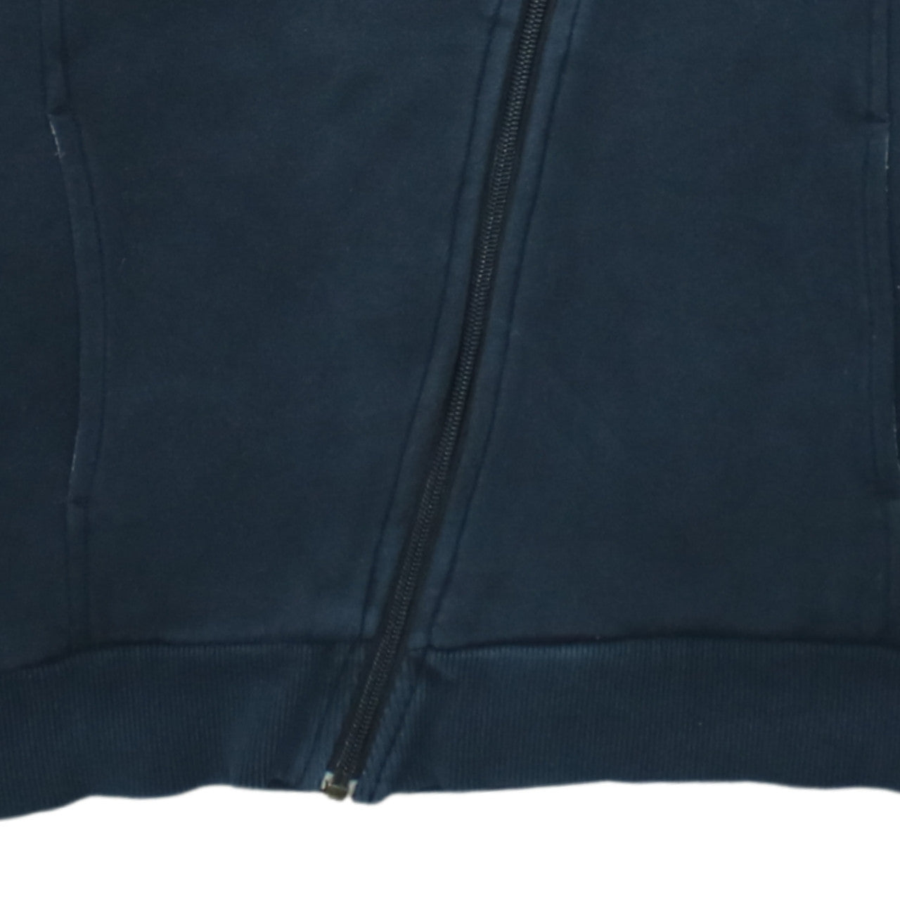 Puma Womens Black Asymmetric Zip Hoodie XL Hooded Sweatshirt