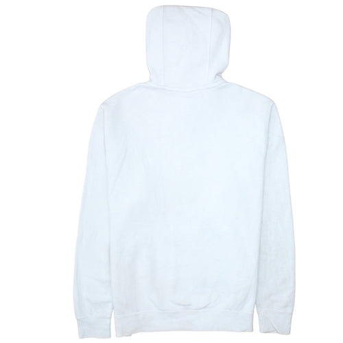 Nike Men's White Graphic Pullover Hoodie Size M