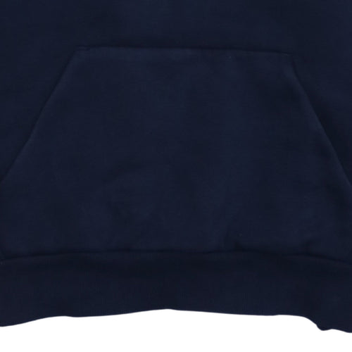 Puma Men's Blue Pullover Hoodie XS Logo Fleece Sweatshirt