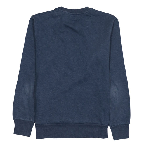 Levi's Men's Blue Crew Neck Logo Pullover Sweatshirt Size S