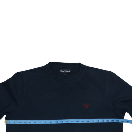 Barbour Men's Blue Cotton Crew Neck Pullover Sweatshirt Size L