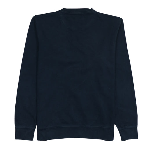 Barbour Men's Blue Cotton Crew Neck Pullover Sweatshirt Size L