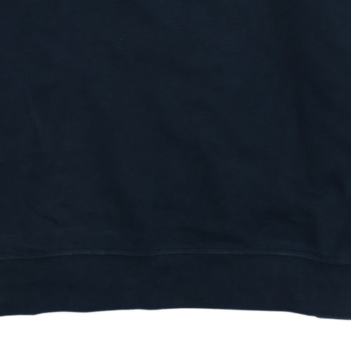 Barbour Men's Blue Cotton Crew Neck Pullover Sweatshirt Size L
