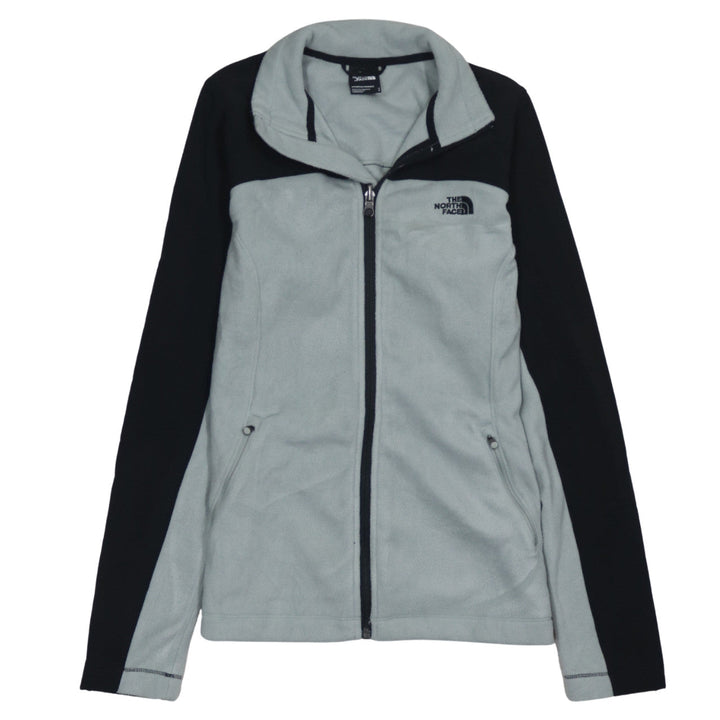 The North Face Womens Grey Fleece Full Zip Jacket Size S