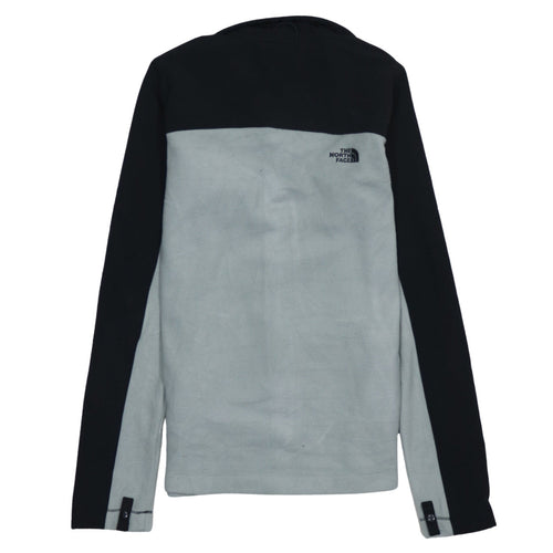 The North Face Womens Grey Fleece Full Zip Jacket Size S