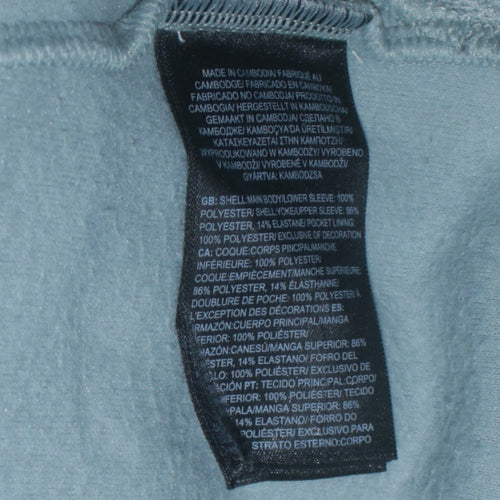 The North Face Womens Grey Fleece Full Zip Jacket Size S