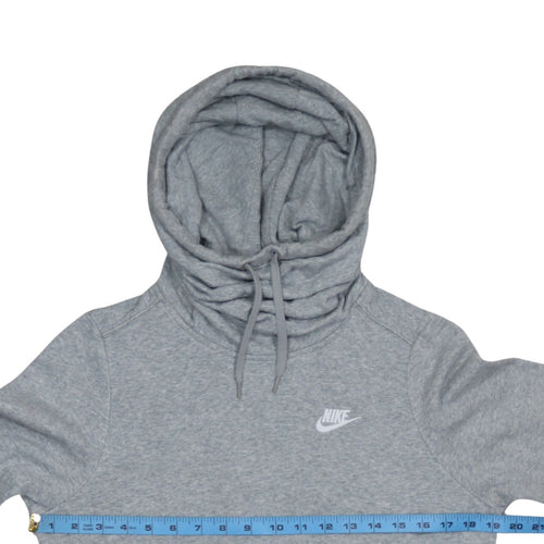 Nike Men's Grey Pullover Hoodie Small Regular Fit Sportswear
