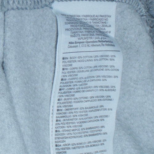 Nike Men's Grey Pullover Hoodie Small Regular Fit Sportswear