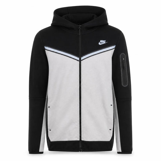Front view of Nike Men's Black XS Full Zip Hoodie Sportswear Jacket