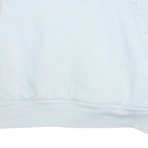 Diesel Womens White Pullover Hoodie XXL Cotton Blend Logo Design