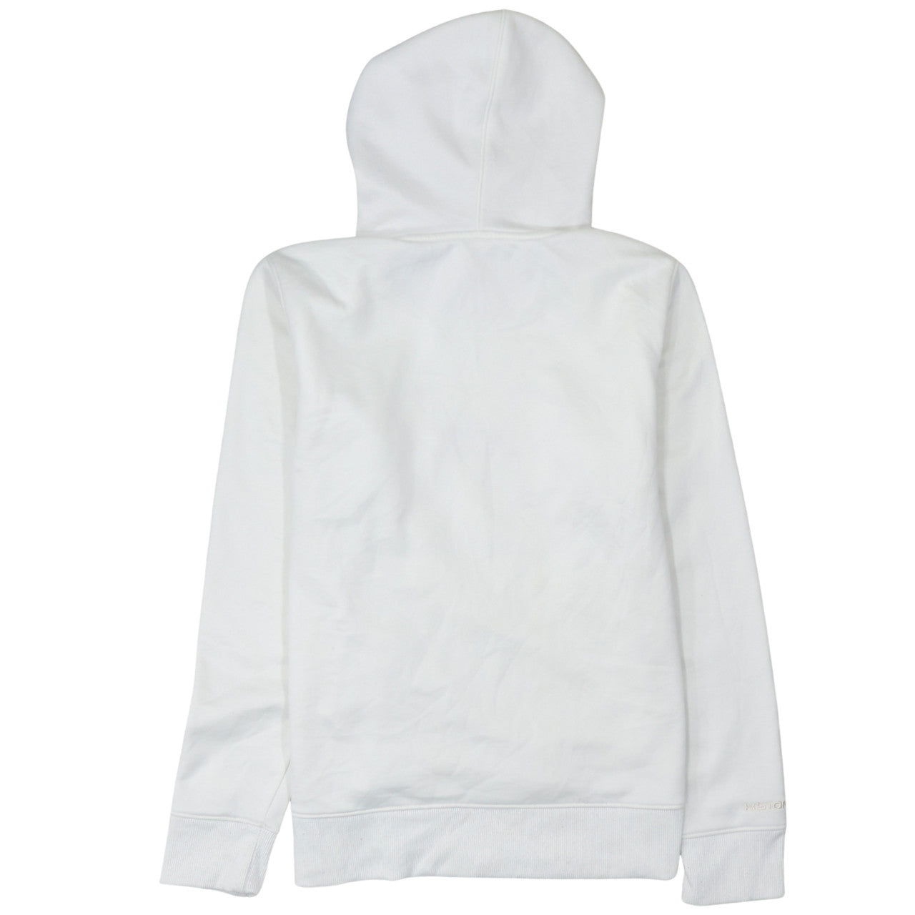 Under Armour Women's White Hoodie Large Pullover Fleece Logo Sweatshirt