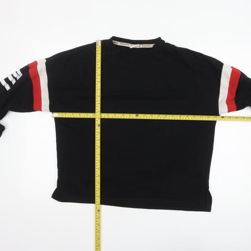 Converse Women Black All Star Pullover Sweatshirt M