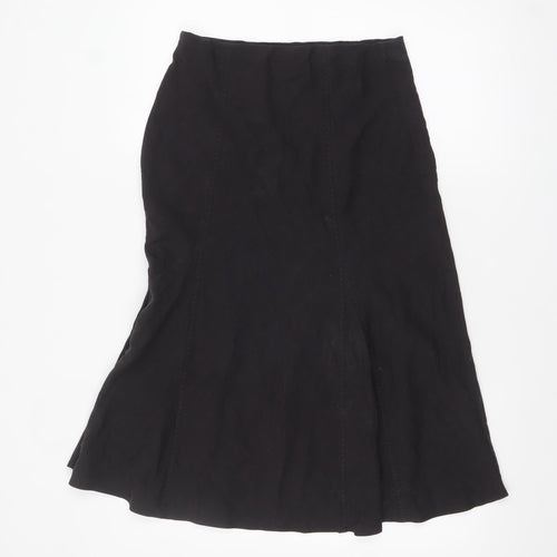 Marks and Spencer Women’s Brown A-Line Midi Skirt Size 8