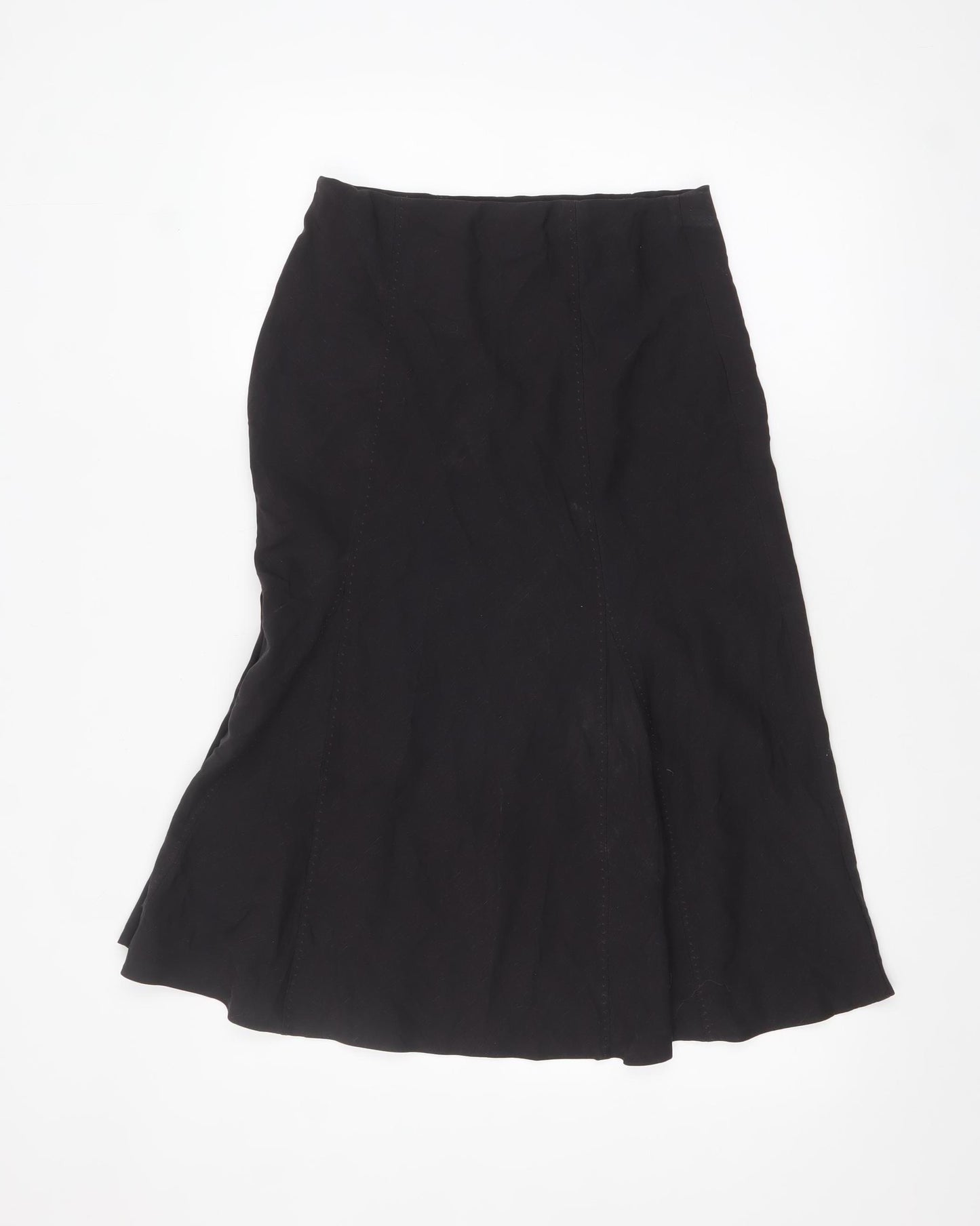 Marks and Spencer Women’s Brown A-Line Midi Skirt Size 8