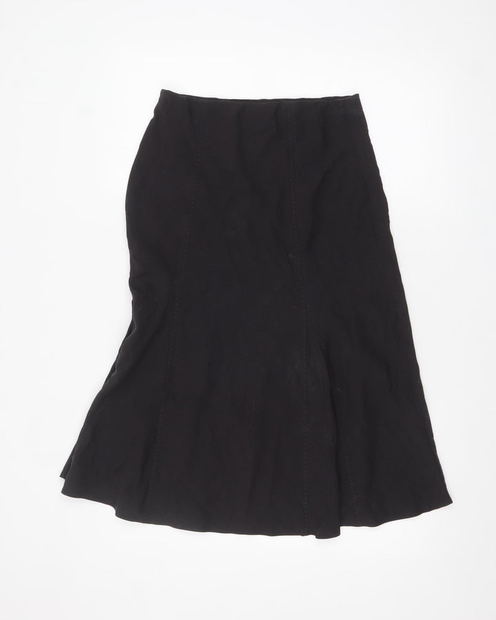 Marks and Spencer Women’s Brown A-Line Midi Skirt Size 8