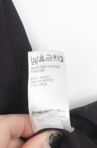Marks and Spencer Women’s Brown A-Line Midi Skirt Size 8